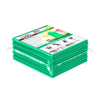 Мешки для мусора 160 л, зеленые, в пачке 10 шт., ПВД, 40 мкм, 900х1100 мм, i-Bag в Люберцах