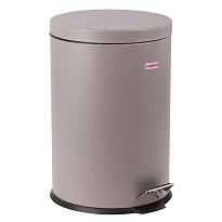 Ведро-контейнер для мусора (урна) с педалью LAIMA Classic, 20 л, серое, матовое, металл, со съемным внутренним ведром в Люберцах Ведро-контейнер для мусора (урна) с педалью LAIMA Classic, 20 л, серое, матовое, металл, со съемным внутренним ведром в Люберцах