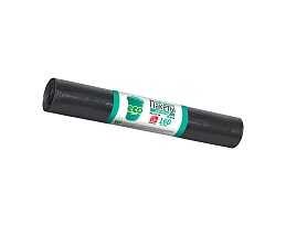 Мешки для мусора 160 л, черные, в рулоне 10 шт., ПВД, 25 мкм, 1100х800 мм, GRIFON, 101-031 в Люберцах