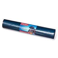 Мешки для мусора 240 л, черные, в рулоне 20 шт., ПВД 35 мкм, 1400х900 мм, PACLAN Big&Strong, 600823 в Люберцах