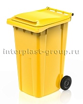 Контейнер для мусора 240 л желтый облегченный 240 желтый в Люберцах Контейнер для мусора 240 л желтый облегченный 240 желтый в Люберцах