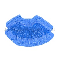 Бахилы голубые 2000 шт (1000 пар), 16 мкм, однослойные, с одной резинкой, Эконом в Люберцах Бахилы голубые 2000 шт (1000 пар), 16 мкм, однослойные, с одной резинкой, Эконом в Люберцах