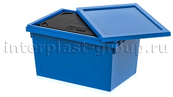 Изотермический контейнер KV 6432 в сборе с крышкой голубой в Люберцах