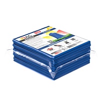 Мешки для мусора 160 л, синие, в пачке 10 шт., ПВД, 40 мкм, 900х1100 мм, i-Bag в Люберцах