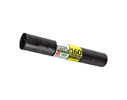 Мешки для мусора 160 л, черные, в рулоне 25 шт., ПВД, 40 мкм, 1100х800 мм, GRIFON, 101-030 в Люберцах