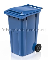 Контейнер для мусора 240 л голубой облегченный 240 голубой в Люберцах