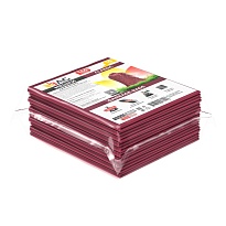 Мешки для мусора 160 л, бордовые, в пачке 10 шт., ПВД, 40 мкм, 900х1100 мм, i-Bag в Люберцах