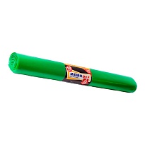 Мешки для мусора 180 л, зеленые, в рулоне 10 шт., ПВД, 50 мкм, 1100х900 мм, МЕШКОFF, 4458 в Люберцах