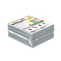Мешки для мусора 160 л, светло-серые, в пачке 10 шт., ПВД, 40 мкм, 900х1100 мм, i-Bag в Люберцах
